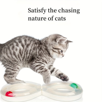 Buy Center Top Rated-Cat Toys Self Hi To Relieve Boredom Cat Turntable Track Ball Kitten Teasing Cat Stick Pet Cat Consumption