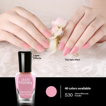 Just Arrived at Buy Center: Water-based Peelable Tearable Nail Polish 8ml 30 Cherry Pink 8ml