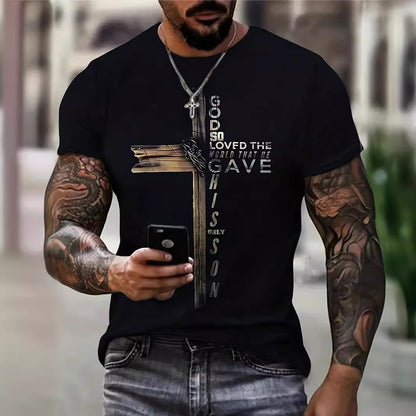 Camiseta de moda para hombre