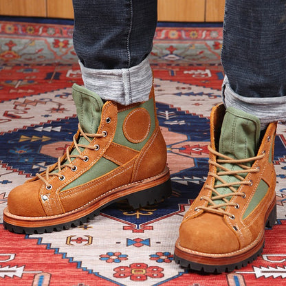 Fresh Arrivals at Buy Center: Heavy Skydiving Worker Boot Canvas High Top