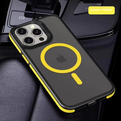 Fresh on the Scene at Buy Center: Applicable To IPhone15 Phone Case Magnetic Drop-resistant Lemon Yellow