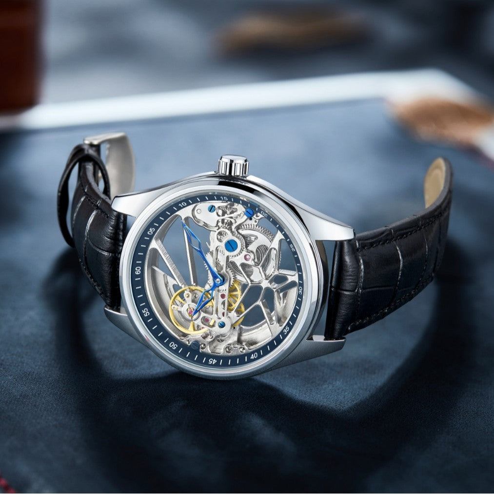 Double-sided Hollow Automatic Mechanical Watch