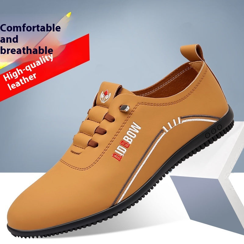 Zapatos casuales de negocios para hombre, sin cordones, ligeros, con forro polar