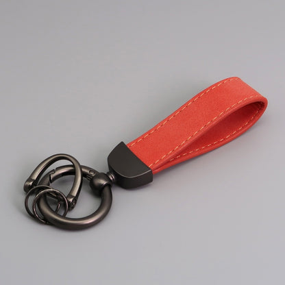 Suede Car Hardware Anti-lost Keychain Buy Center