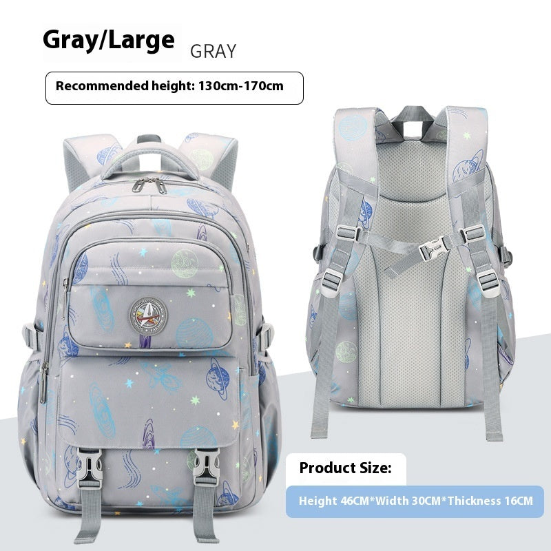 Primary School Student Starry Sky Leisure Schoolbag Junior High School Student Backpack