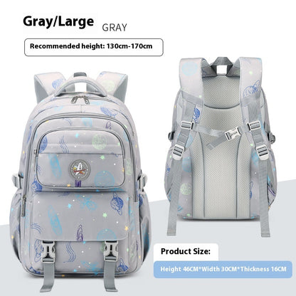 Primary School Student Starry Sky Leisure Schoolbag Junior High School Student Backpack