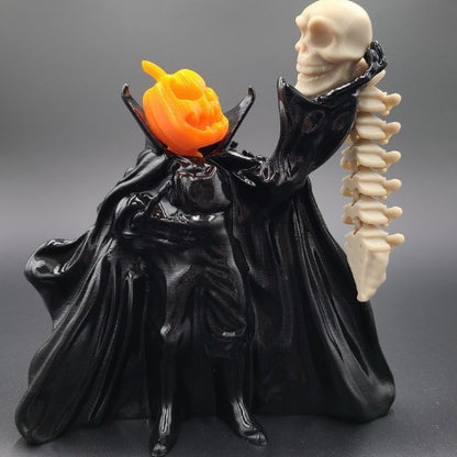 Newly Released at Buy Center: Halloween Headless Knight Fingertip Toy Pumpkin Head Skull Head Body