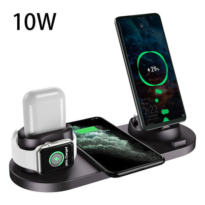 Wireless Charger For IPhone Fast Charger For Phone Fast Charging Pad For Phone Watch 6 In 1 Charging Dock Station Buy Center