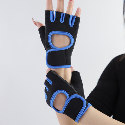 Just Arrived at Buy Center: Sports Cycling Half-finger Fitness Gloves Sapphire Blue