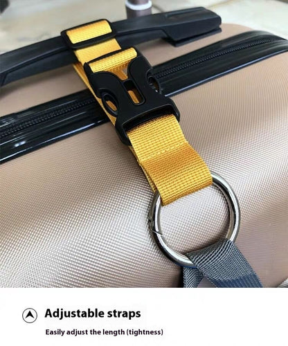 New External Luggage Strap With Multifunctional Elastic Buckle