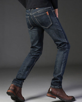 Newly Released at Buy Center: Straight Stretch Slim Fit Casual Men's Trousers