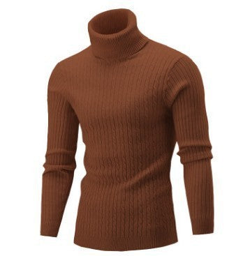 Men's Turtleneck Long Sleeve Sweater Casual Sweater Top Buy Center