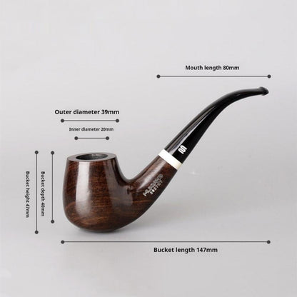 Newly Released at Buy Center: Costustoot Handmade Blackwood Pipe Wooden Smoking Set Pipe Dual-use Wgac0024