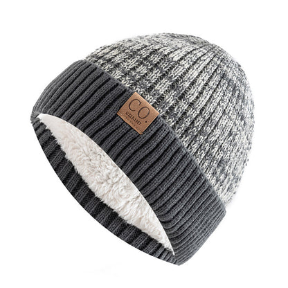 Internet Celebrity Woolen Fleece-lined Thickened Face-looking Small Knitted Toe Cap Buy Center