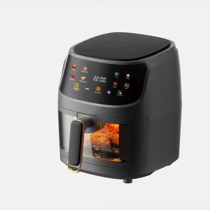 Hot New Arrivals at Buy Center: Home Intelligent Large Capacity Visual Multifunctional Air Fryer 8L Black UK