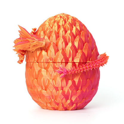 Hot New Items at Buy Center: Print Dragon Ornaments Colorful Movable Crystal Creative Christmas Easter Eggs