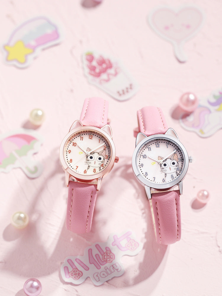 Montre mignonne pour fille, étanche et résistante aux chutes