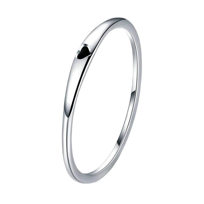 Buy Center Exclusive Offer-Simple Titanium Steel Love Female Ring