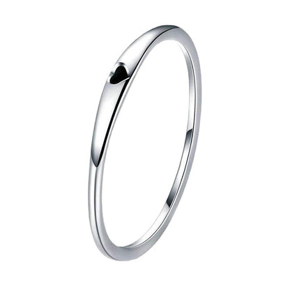 Buy Center Exclusive Offer-Simple Titanium Steel Love Female Ring