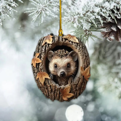 Christmas Tree Decorations Small Animal 2D Flat Print Acrylic Small Pendant Buy Center