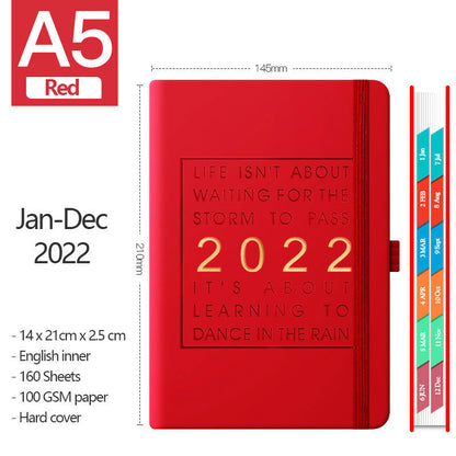 Fresh Arrivals at Buy Center: Plan English Inside Pages Red A5