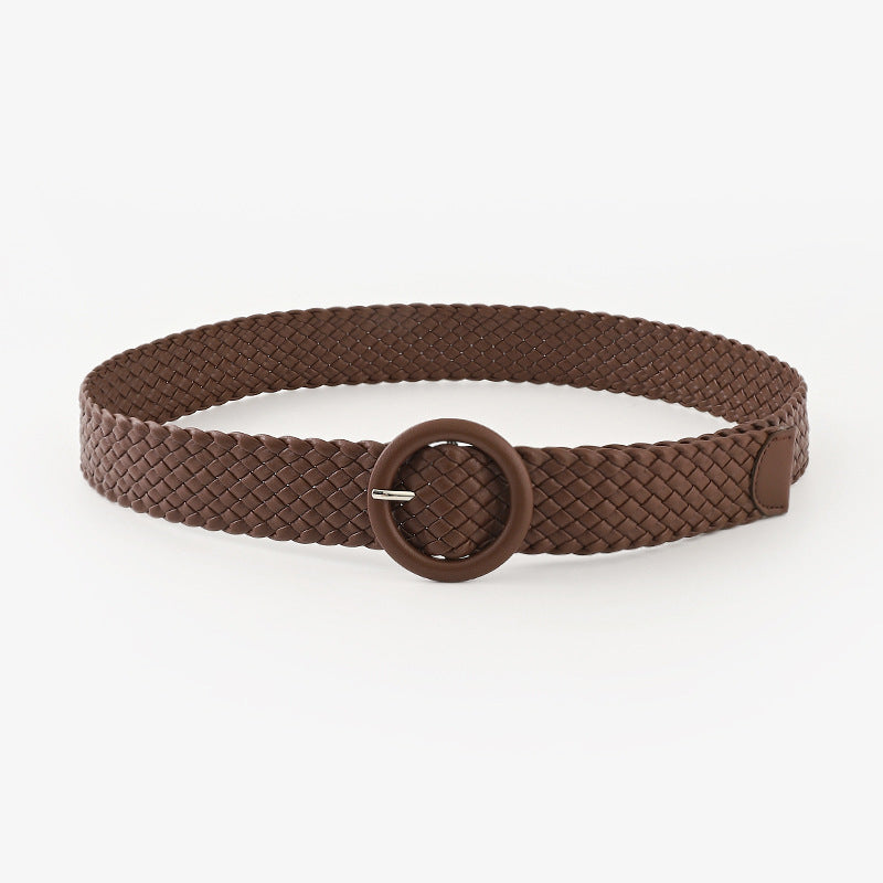 Fresh Arrivals at Buy Center: New Women's Fashion All-matching Wide Belt Brown 108x3.8cm