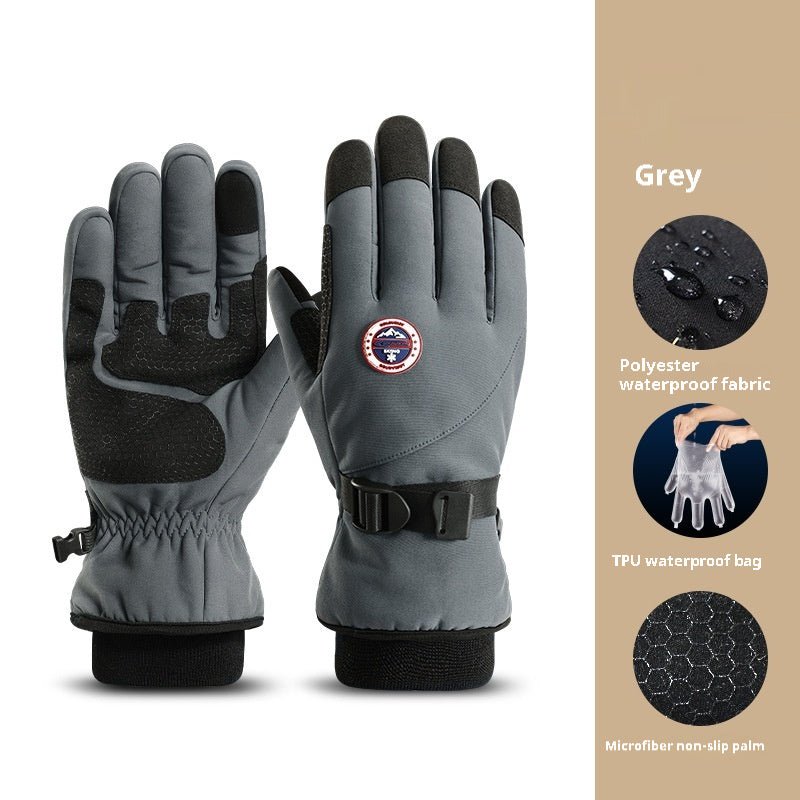 Gants d'hiver chauds pour hommes, ski, sports de plein air, équitation