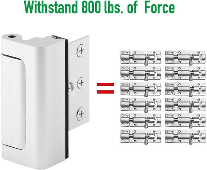 New at Buy Center: Child Safety Door Reinforced Lock With 3 Inches Stop Aluminum Alloy Hinge Upgrade Night Lock