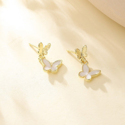 Buy Center Exclusive Offer-Light Luxury, Niche Design, Butterfly Earrings, High-end, Atmospheric, Unique Design Earrings