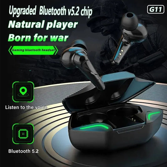 Newly Arrived at Buy Center: X15pro Original TWS G11 Wireless Headphones Game Bluetooth Headphones With Microphones Noise Reduction High Fidelity Bass Earphones