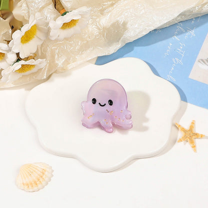 Buy Center Excellence-Handmade Acetic Acid Small Hair Clip Marine Life 3cm Octopus Acetic Acid