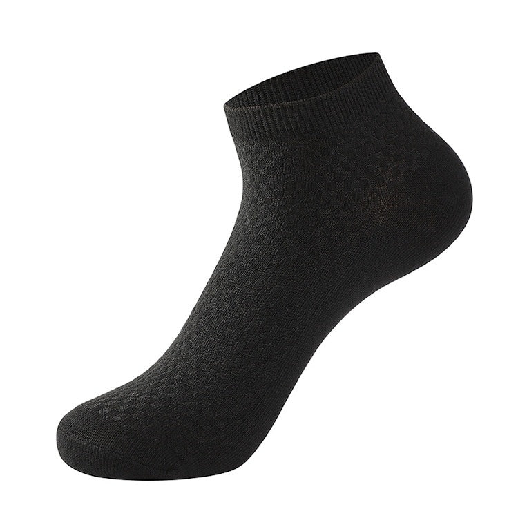 Chaussettes courtes invisibles pour hommes, tube court, bouche peu profonde