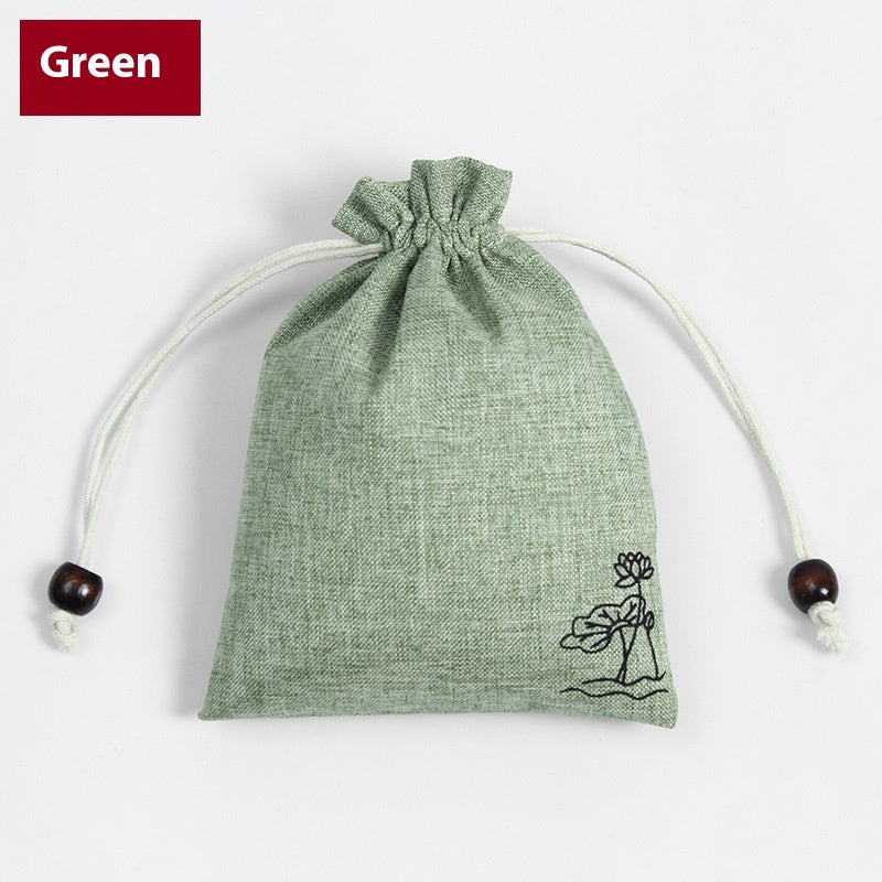 Lucky Bag Jewelry Bag Silk Pouch Linen Drawstring Bag Buy Center