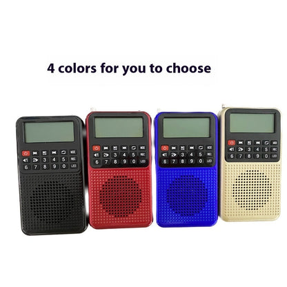 Fresh Arrivals at Buy Center: Radio Small FM High Sound Quality Multi-function Charging Bluetooth Subwoofer Large Function Card-type Storytelling Machine