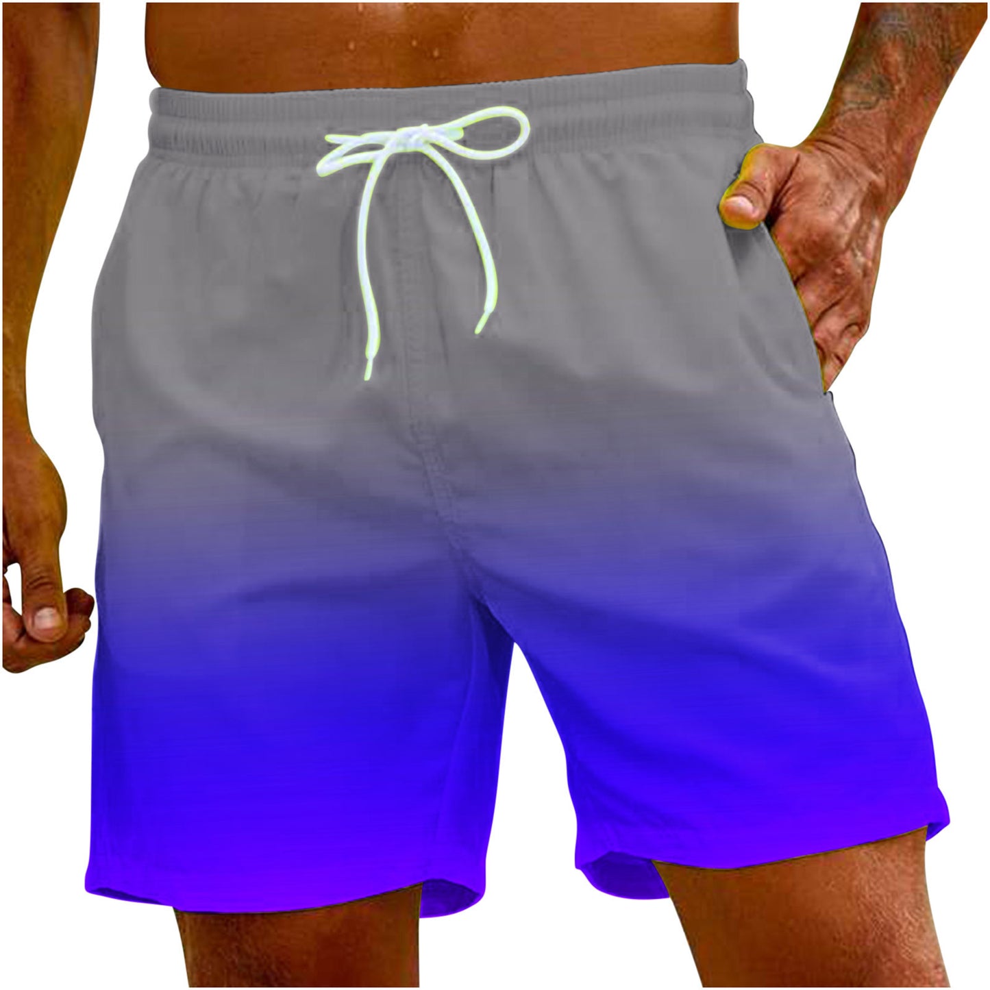 Newly Released at Buy Center: Casual Men's Solid Color Beach Pants JP2461FLZ21