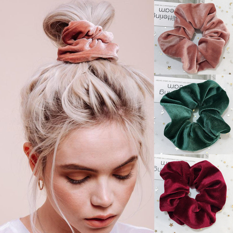 Buy Center Ultimate-Flannel Hair Tie Hair Rope Amazon Velvet Fashion Ponytail Hair Accessories