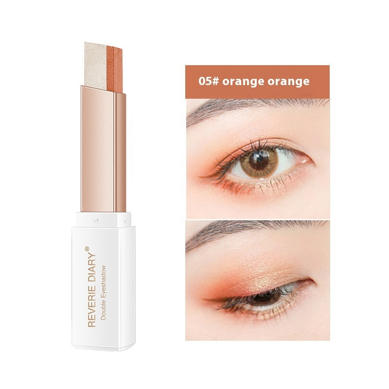 Buy Center Prestige: Shake Rotary Velvet Gradient Two-color Eye Shadow Stick 2.5g Orange