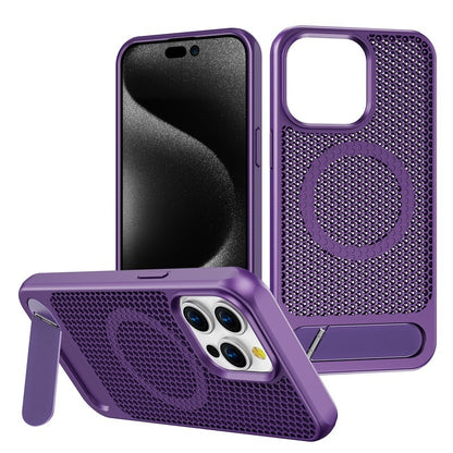 Fresh Arrivals at Buy Center: Phone Case Suitable Grid Cooling Magnetic Suction Purple