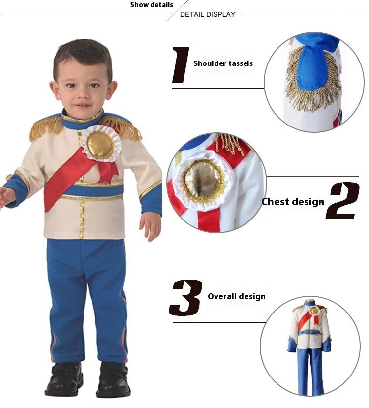 Fresh Arrivals at Buy Center: Halloween Children's Prince Charming Dress Set