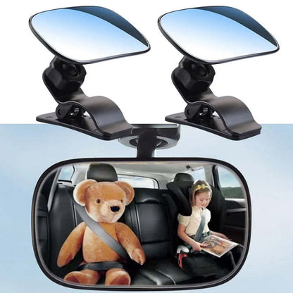 Newly Released at Buy Center: Car Interior Installation Auxiliary Baby Rearview Mirror Black 2PCS