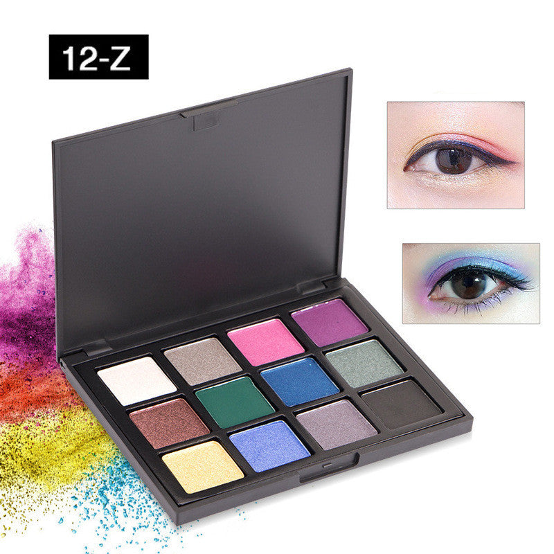 Buy Center Trend-40 Colors Makeup Glitter Palette Waterproof 12z Style