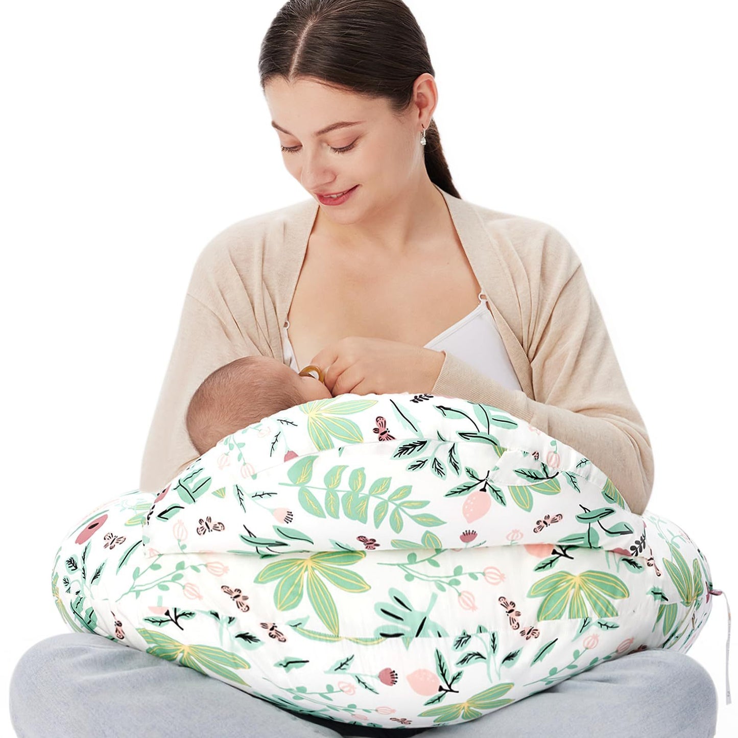 Fresh on the Scene at Buy Center: Breastfeed Pillow Baby Pillow Nursing Pillow Multifunctional Removable Lake Blue One Size