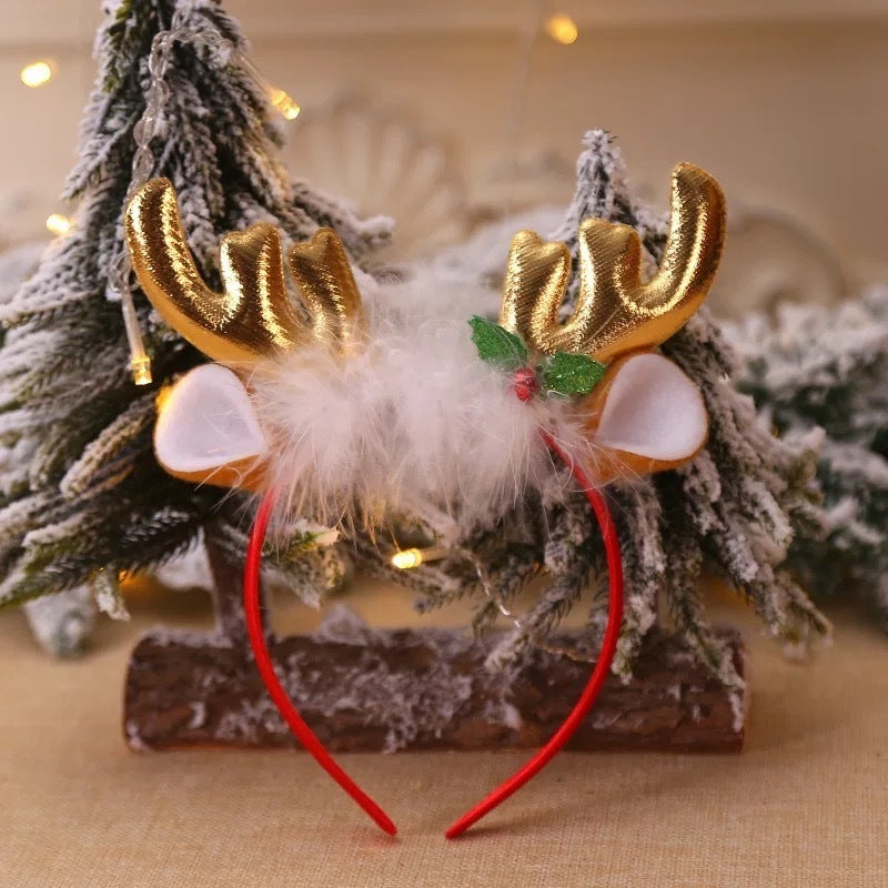 Christmas Decoration Supplies Antlers Bell Head Buckle Buy Center