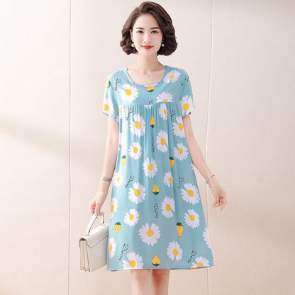 Summer Pajamas Plant Flower Dress Buy Center