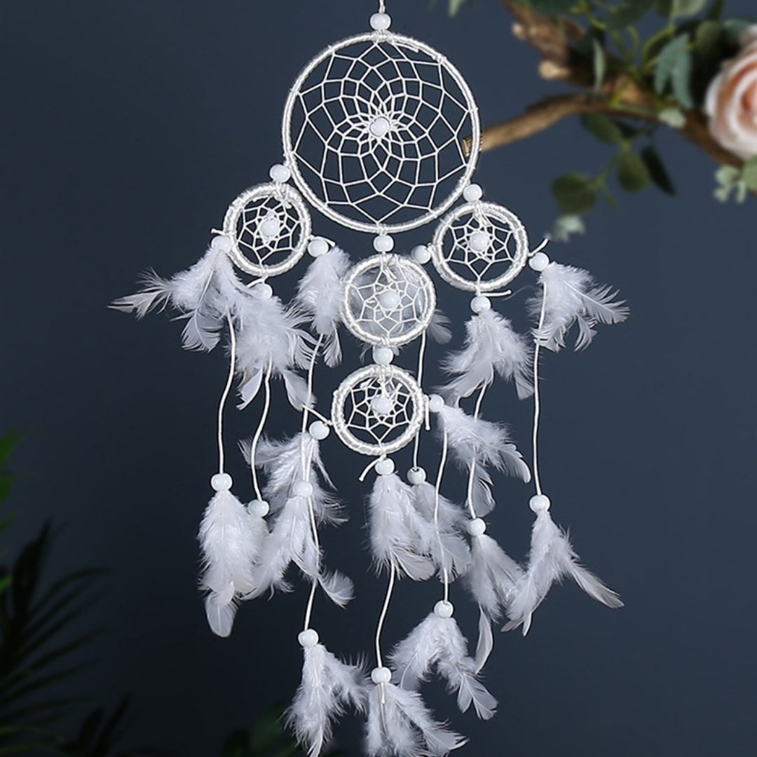 Pure White Feather Lights Dreamcatcher | Home, Garden & Furniture2 | Buy Center