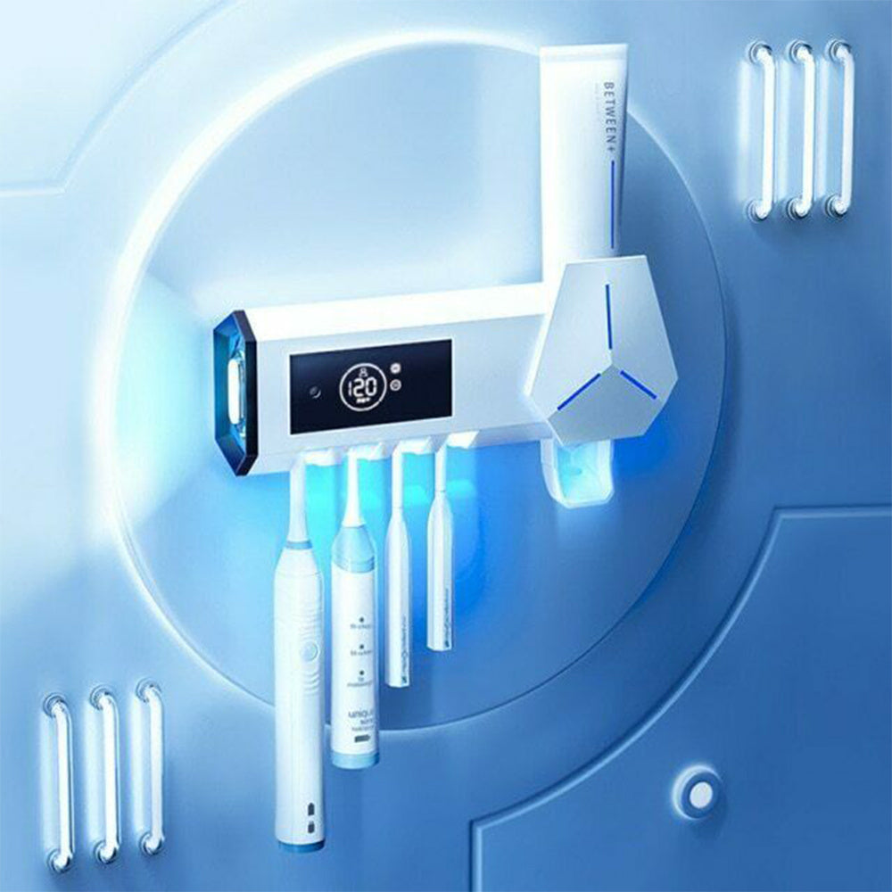 Hot New Items at Buy Center: Toothbrush Sterilizer Adopts A Dual Mode Wall Mounted UVC Ultraviolet Active Circulating Sterilization System