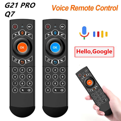 Newly Released at Buy Center: -border Google Intelligent Voice TV Set-top Box Universal Remote Control Wireless Mouse And Keyboard