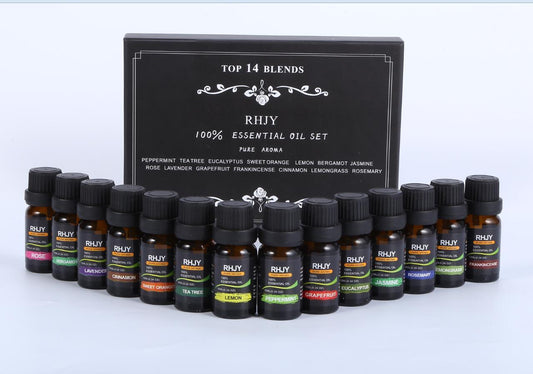 Buy Center Handpicked- Aromatherapy Essential Oil Set 10ml 14 incense