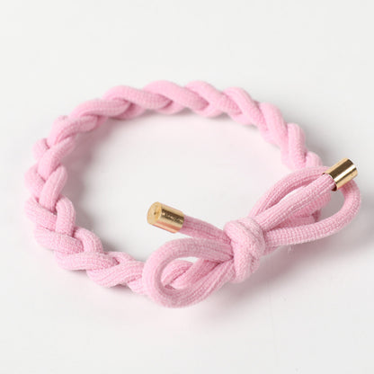 Buy Center Ultimate: High Elastic Simple Fashion Twist Head Rope Pink 5PCS