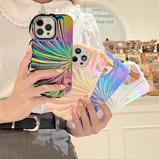 Fresh Arrivals at Buy Center: Color Plated Colorful Laser Shell Phone Case